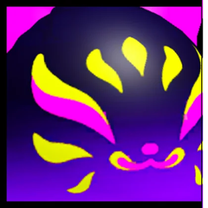 Huge UV Kitsune Ball